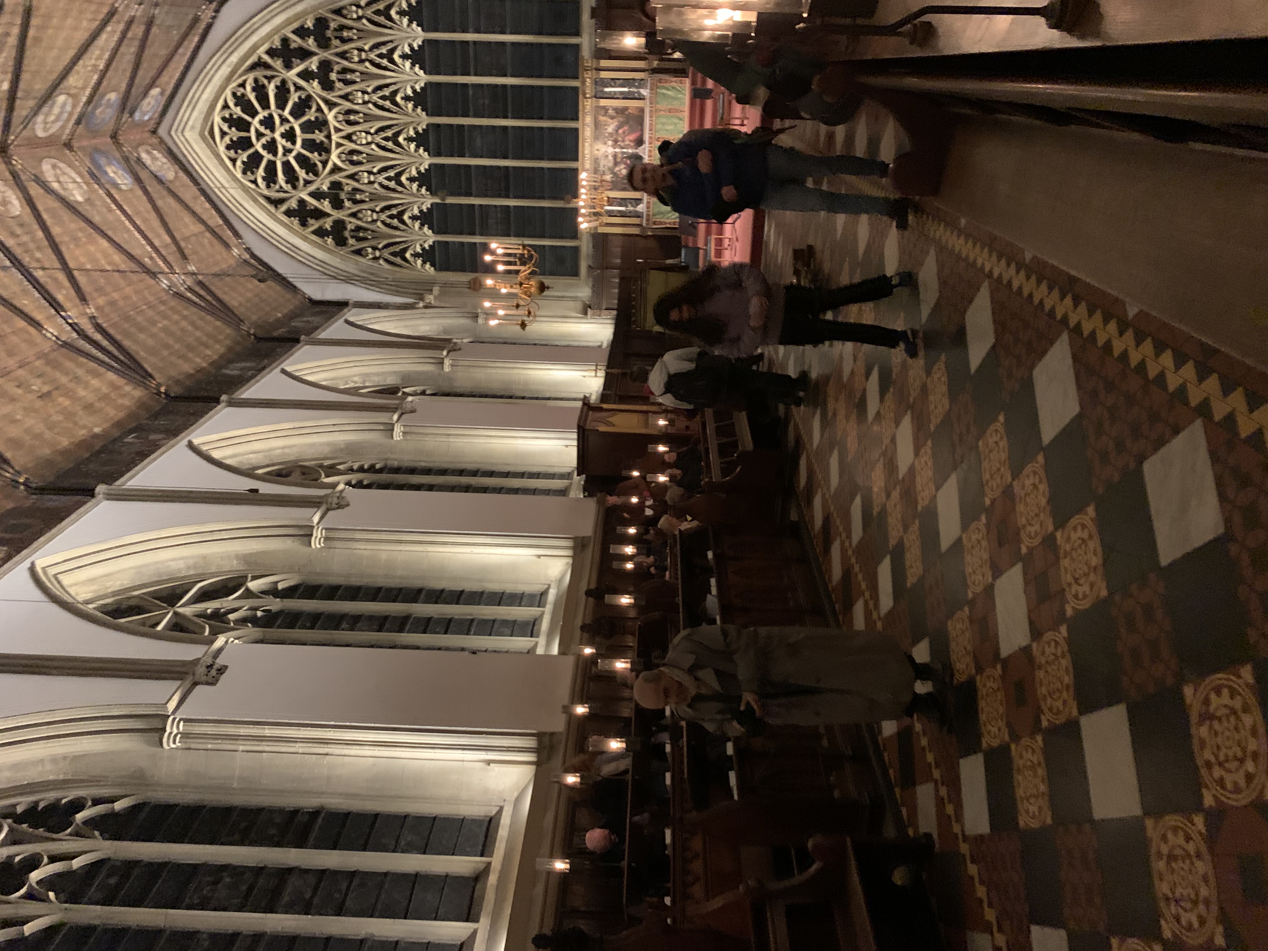 Inside the Merton College Chapel